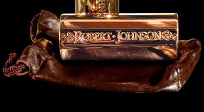 Robert Johnson Bronze Slide and Pouch Pic